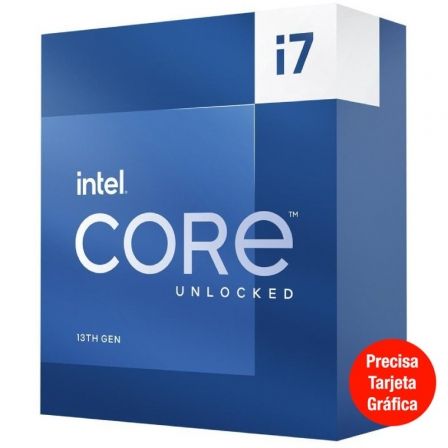 Intel Core i7-13700F de 13.ª Generación, 16 Núcleos, LGA 1700, 30 MB Cache Intel Core i7-13700F de 13.ª Generación, 16 Núcleos, LGA 1700, 30 MB Cache